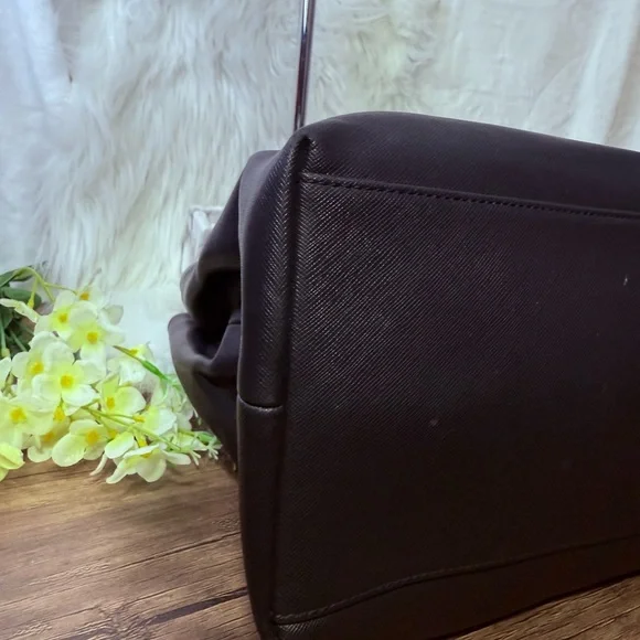 Coach Black Tote with Chain Straps - Picture 5 of 10